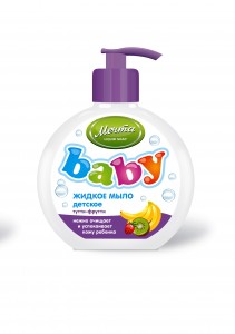 Мыло жидкое Детское 250мл. (3+) Тутти-Фрутти  Мечта Baby