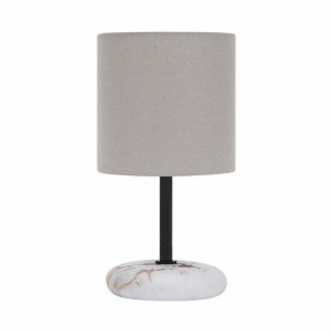 LEEK св-к настольный с абажуром LE TL HELEN 01 60W Е14 бел-золотой 120x240 керамик. 61403-0009
