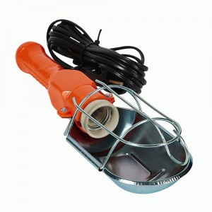 Uniel cв-к переносной под лампу Е27, 60W IP20 100x340x100 шнур 15м, UOL-C25C 60W/E27/15M IP20 ORANGE