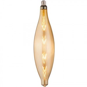 HOROZ св/д филамент. лампа 8W(620lm)2200K 2K 115х460 нитевидн янтарный Elleptic-XL E27 001-054-0008