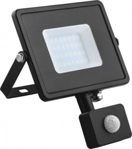Feron Прожектор св/д 50W(4750lm) 6400K 6K датчик движения чер. IP44 200x56x173 LL-908 29558
