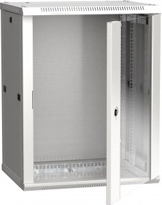 ITK Шкаф LINEA W 12U 600x450 мм дверь стекло, RAL7035
