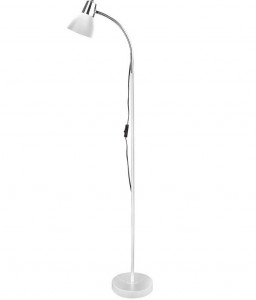 Camelion KD-359F C01 св-к св/д напольный торшер 40W E27 металл, белый