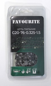 FAVOURITE Цепь пильная 20"/50см 0,325" 1,5мм 76зв. RS G20-76-0.325-1.5