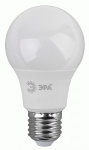 ЭРА ECO лампа св/д ЛОН A55 E27 8W(640lm) 3000K 2K матовая A55-8W-827-E27 R 102x55 52659