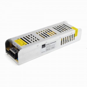 APEYRON Блок питания для св/д лент (слим) 24V 150W IP20 6.3А алюм. сереб. 213x60x40мм 03-100