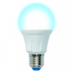 Uniel ЯРКАЯ ЛОН A60 E27 16W(1280lm 270°) 6500К 6K матов. 60x110 термопл LED-A60 16W/6500K/E27/FR