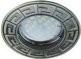Ecola DL110A MR16 GU5.3 св-к литой Антик Черненая Бронза 24x86 FA1602EFF