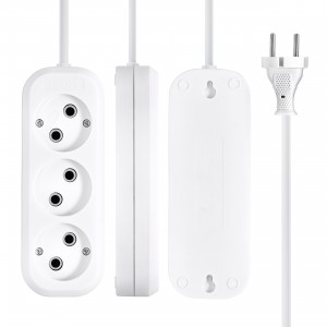 1-2.SALE сет. удл. ПВС 2х1 3роз.  5м 10А (корпус АБС-пластик)