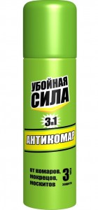 Убойная сила Антикомар 150мл аэрозоль От комаров (на кожу)