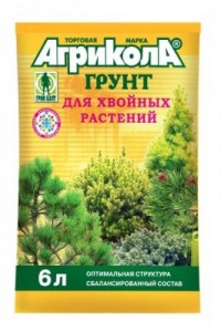 АГРИКОЛА грунт д/хвойных растений 6л., пакет 58-062 /58-076