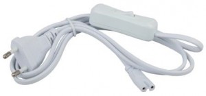 General шнур питания с выключателем 220V для линейных св-ков 1м GT5B-Т5 415097