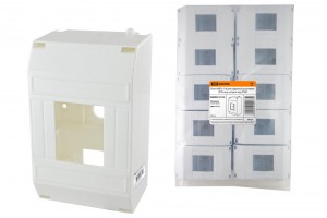 TDM Бокс КМПн 1/4 на 4 мод. для наружной установки бел. пласт. IP20 (10!) SQ0907-0112