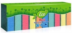 Губка для посуды ECO LINE Макси (10шт/уп) 85*55*25мм 435858 РУСАЛОЧКА