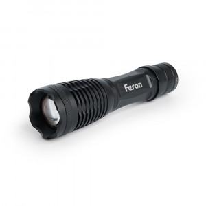 Feron Фонарь св/д 10W 250Lm аккум. 3,7V 2000mAh/Li-ion/3xААА USB ZOOM 5 реж, 40x40x145 TH2401 41683