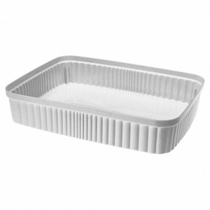 Корзинка VELVET 5,5л (36*26,5*7см) светло-серый флэк 433239238 Econova/Бытпласт