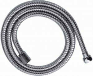 Haiba Шланг для душа 150 см, 1/2"(Имп)-1/2"(Имп), нерж.сталь, двойная оплетка, хром, HB40