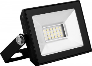Saffit прожектор св/д 10W(900lm) 2835SMD 4000K 4K 105х27х85мм черный IP65 SFL90-10 55074