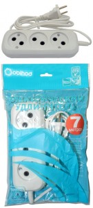 Jett (Obihod) сет. удл. ШВВП 3 роз. 7 м 6А белый РС-3  150-507