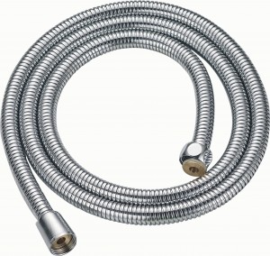 Haiba Шланг для душа 150 см, 1/2"(Имп)-1/2"(Имп), нерж.сталь, двойная оплетка, усиленный, хром, HB42