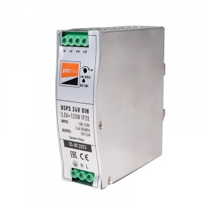 Jazzway блок питания 24V  5А, 120W на DIN-рейку, алюминий BSPS IP20 .5050020