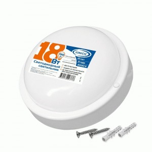IONICH св-к св/д ЖКХ 18W(1440lm) 4000K 4K IP65 круг 175x52 ILED-SMD2835-СПП 1470