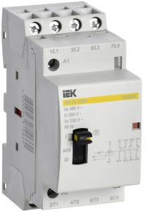 IEK KARAT Контактор модульный с ручным упр. КМ20-22МР AC MKK12-20-22