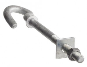 EKF крюк монтажный B16 1500кгс до 1кВ 16х240мм b-16