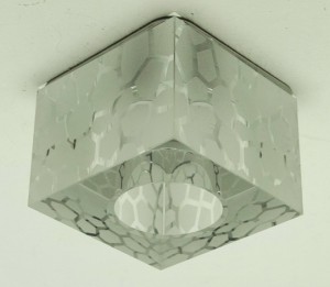 VP0845LED 3W 3300 K CH+WH - Светильник, штамп. сталь, хром/прозрачный кристалл/ квадратное основание