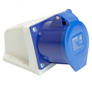 STEKKER силовая розетка СЕЕ стационарная ST-123 32А 220В 2P+PE IP44, RST32-123-44 49433