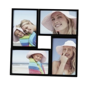 Фоторамка (Ф/р) Image Art 6044/4-4B, 4 в 1, 10x15, черная металл 0535