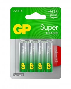 Э/п GP Super G-TECH 15A LR6/316 BL4+4