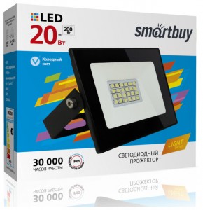 Smartbuy прожектор св/д 20W(1100lm) FL SMD LIGHT 6500K 6К 127x85x25 180-240V IP65 SBL-FLLight-20-65K