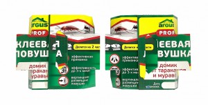 От тараканов и муравьев ловушка клеевая профес. ДОМИК 1шт ARGUS PROF AR-422