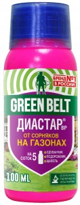Диастар 100мл. (защита от сорняков) на газонах Грин Бэлт 01-947