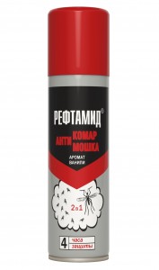 Рефтамид (водн. основа) 145мл., аэрозоль От комаров/мошек/слепней/москитов (на кожу)534586