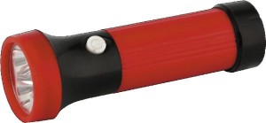Ultraflash фонарь ручной "эконом" 3002-TH (3xR03) 3св/д 0.6W (16lm), красный/пластик, BL