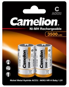 Ак-р Camelion R14 3500mAh Ni-MH BL2