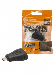 TDM Переходник "АВП 1" штекер micro HDMI - гнездо HDMI, позолоченные контакты, SQ4040-0101