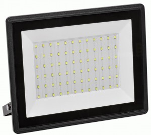 IEK прожектор св/д СДО 06-100W(8000lm) IP65 4000К черный 233x194x26,5 LPDO601-100-40-K02