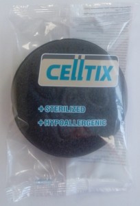 CELLTIX, Губка д/посуды Круг (древесный уголь)