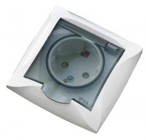 Schneider Дуэт роз. СУ 1 мест. бел. (пласт. осн., земля, крышка, шторки, IP44*) WDE000148