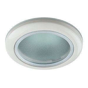 ЭРА WR1 WH св-к встр. влагозащищенный 50W 12V/220V MR16 GU5.3 белый, IP44