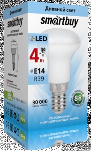 !SALE SmartBuy R39 E14 4W 4000K 4K пластик SBL-R39-04-40K-E14