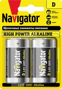 Э/п Navigator Новая Энергия LR20/373 BL2 94755