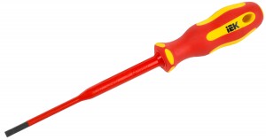 IEK ARMA2L 5 Отвертка диэлектрическая шлиц SL3,5х100 Т2,, до 1000В A2L5-SC30-T2-SL-35-100