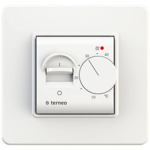 Terneo термостат (терморег.) mex мех. СУ 16А 1датчик темп.:вынос.3м БЕЛЫЙ (+10..+40°C) 4820120220104