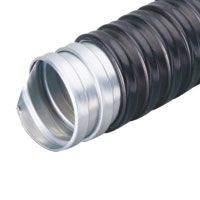 uplast металлорукав в ПВХ оболочке РЗ-ЦПнг-12 (бухта 50м, цена за 1м) с протяжкой черный 810-012