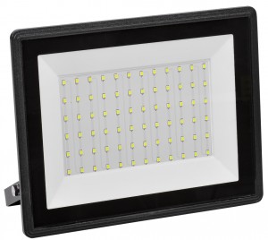 IEK прожектор св/д СДО 06-100 100W(9000lm) 6500K 6K 263х240х41мм черный IP65 LPDO601-100-65-K02