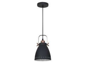 Camelion LOFT PL-428S-1  С62  черный + медь (Светильник подвесной New York,  1х E27, 40Вт, 230В, мет
